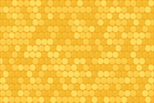 Bright golden corn kernels texture background