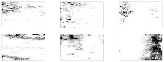 Fototapeta premium Retro grunge overlay vector illustration texture collection. old distressed and scratches dust texture for graphic design. vintage retro overlay.