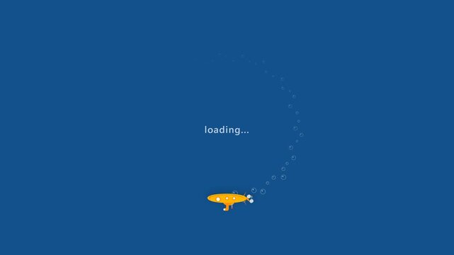 Submarine Loading Animation