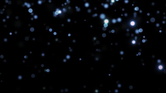 粒子の雨のエフェクト