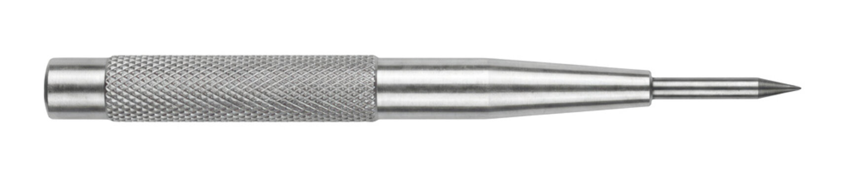 Professional metal scribe tool isolated on transparent background