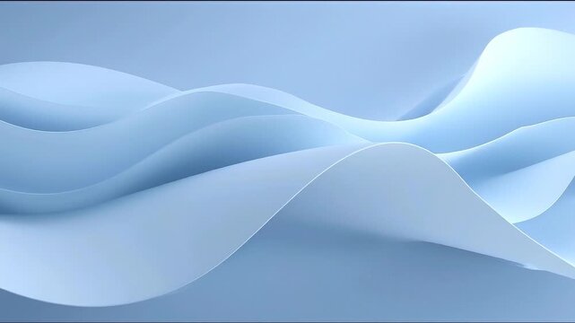 Soft blue abstract gradient wave motion background with clean copy space for modern branding #003
