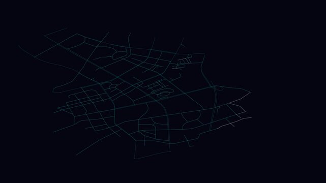 Wenling, China, City Infrastructure Expansion Animation, Urban Visualization Technology