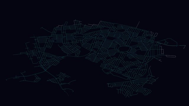 Soweto, South Africa, City Infrastructure Expansion Animation, Urban Visualization Technology