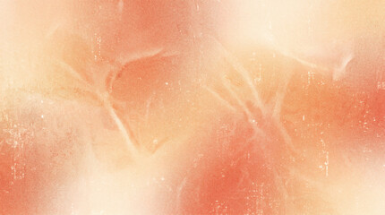 Fototapeta premium Peach abstract background with soft orange texture and glowing light gradient