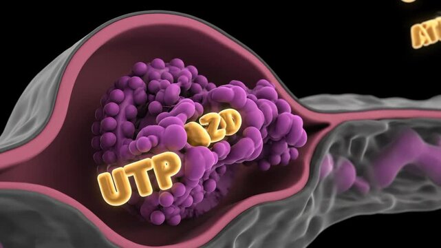 3D Animation: ATP Synthase Molecular Motor in Mitochondrial Membrane