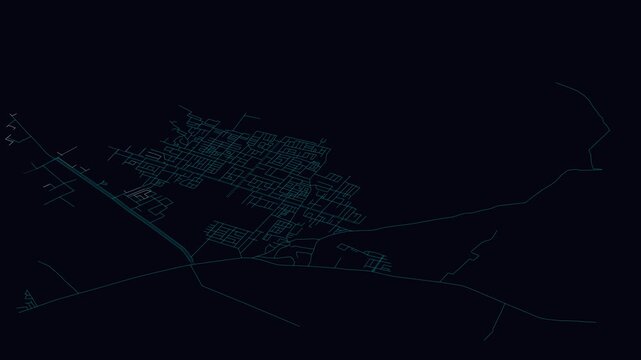 Meerut, India, City Infrastructure Expansion Animation, Urban Visualization Technology