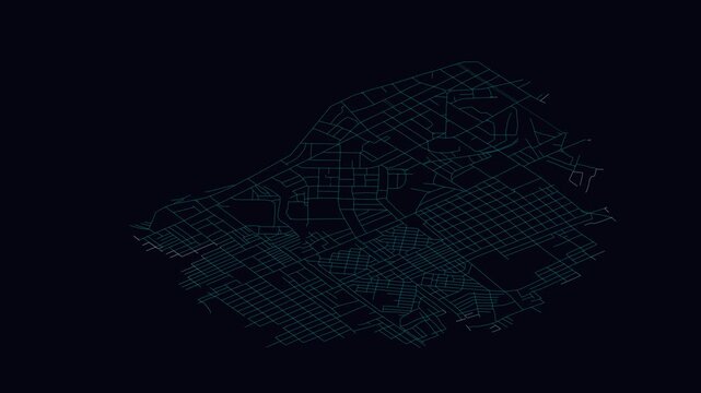 Mbandaka, Congo (Kinshasa), City Infrastructure Expansion Animation, Urban Visualization Technology
