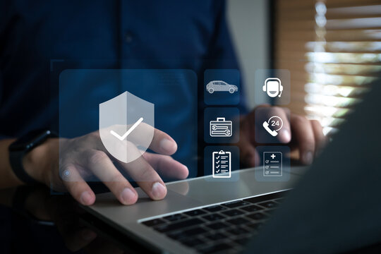 Digital car insurance systems allow insurance agents to work from laptops.online policy, claim service.