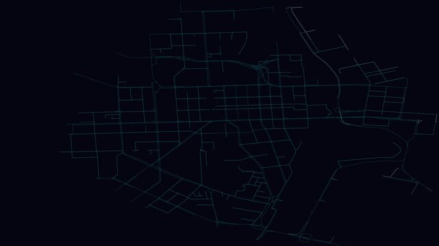Chelyabinsk, Russia, City Infrastructure Expansion Animation, Urban Visualization Technology