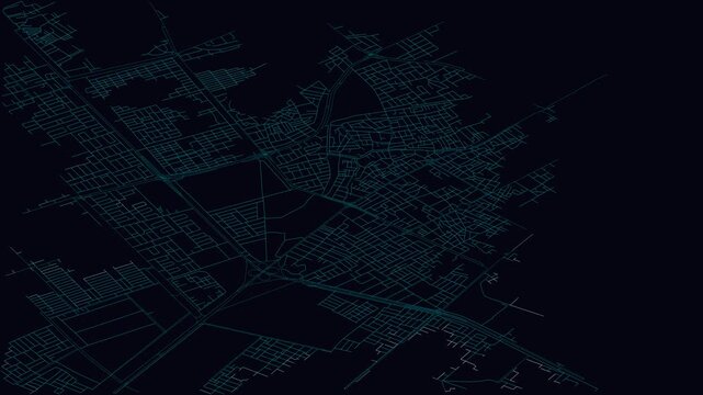 Al Başrah, Iraq, City Infrastructure Expansion Animation, Urban Visualization Technology