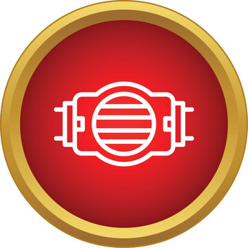 Dvi cable computer connector icon representing digital visual interface technology