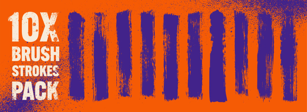 Grunge neon brush strokes, lines, ink smudges, hand-drawn scribble shapes. Handmade sketchy marks, stains, charcoal streaks. Paint textures, dry brush effect. Marker underline. Vector illustration