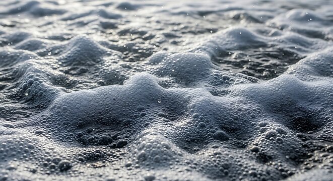 Ocean wave foam, sea surf texture, ocean surface, water pattern