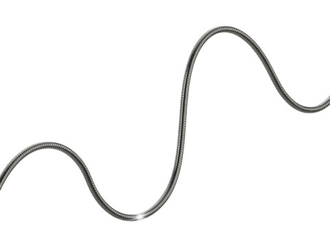 Sine wave outline isolated on transparent background