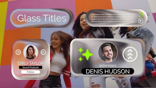 Liquid Glass Titles