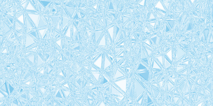 Low Poly mountain clouds illustration background design