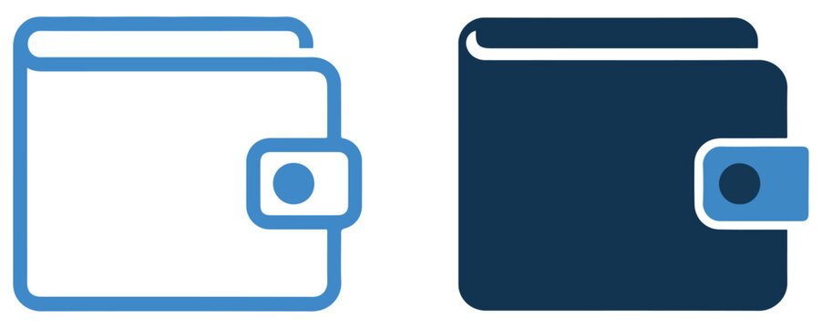wallet money icon vector design
