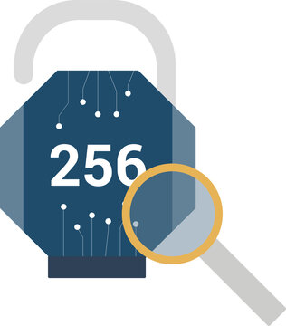 Secure SHA 256 cryptographic hash function concept representing blockchain technology, data security, digital verification.