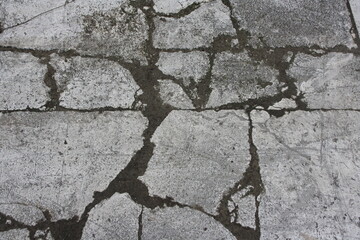 Obraz premium cracked concrete wall