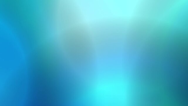 Abstract Light Swirls in Soft Turquoise Blue Background