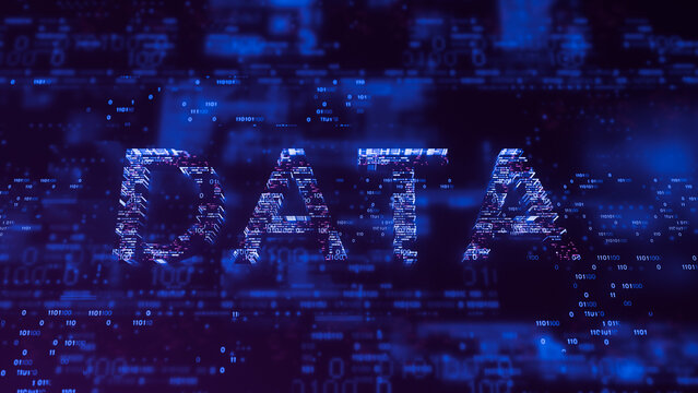 Big data technology Data science analysing artificial intelligence generative AI deep learning machine learning algorithm Neural flow network analytics innovation abstract futuristic. 3d rendering.