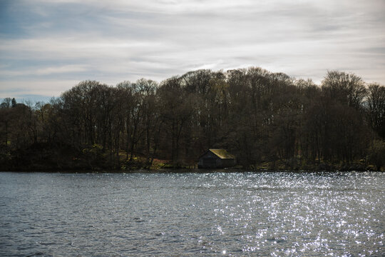 Lake Windermere in the Lake District, UK