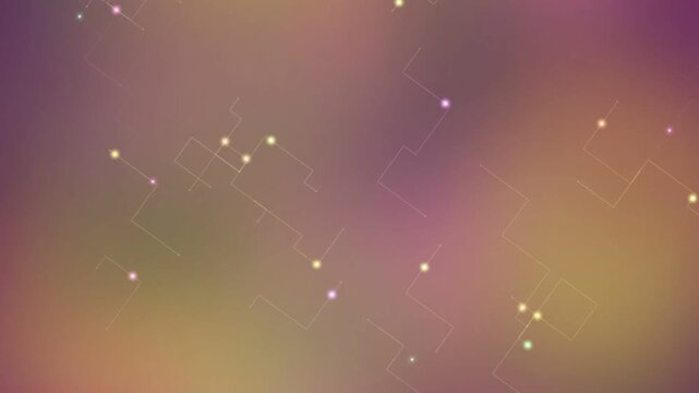 Starting a soft creative moment in a warm colorful background