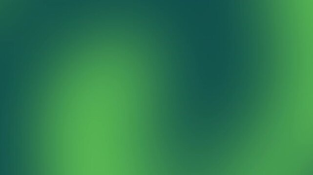 Abstract Green Gradient Smooth Motion Background Animation