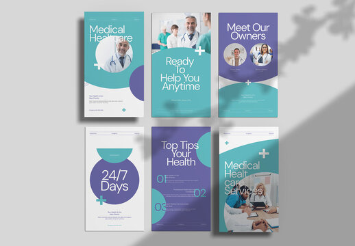 Medical Social Media Story Template