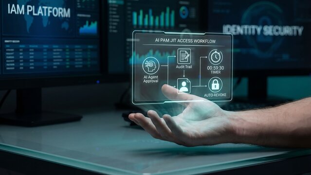 Innovative digital identity and access management platform showcasing security protocols and data flow