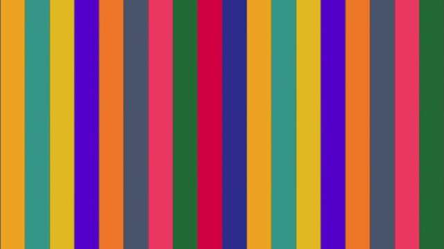Dynamic Multicolor Vertical Stripes Bar Wipe Transition Overlay For Video Editors