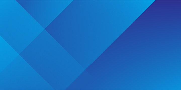 Abstract blue geometric background with overlapping diamond and triangle shapes. Modern professional gradient design for corporate identity, banners, and digital presentations.