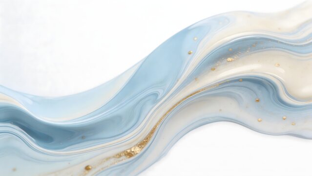 Abstract blue and white swirling pattern