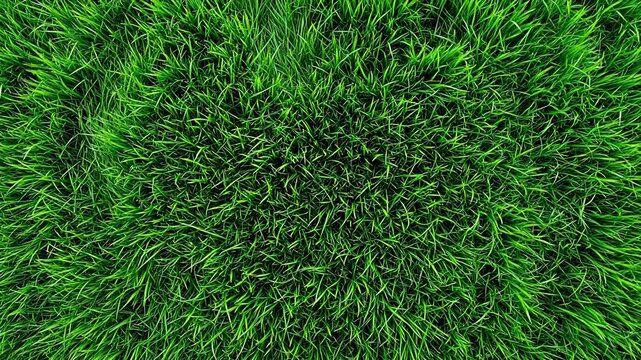 Closeup of vibrant green grass emphasizing natural beauty and pristine environments