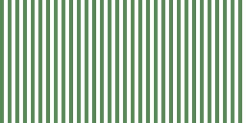 Obraz premium Clean vertical green and white stripes pattern. Minimalist parallel pinstripe background for nautical, sport, or geometric designs.
