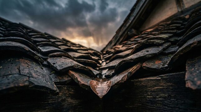 Cinematic Abstract Bronze Spiral with Copper Leaf and Golden Filaments in Dramatic Lighting