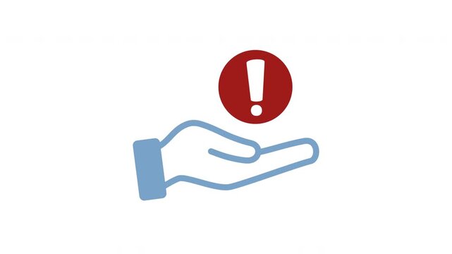 risk animated icon - Motion Graphic Elements for Business Presentations