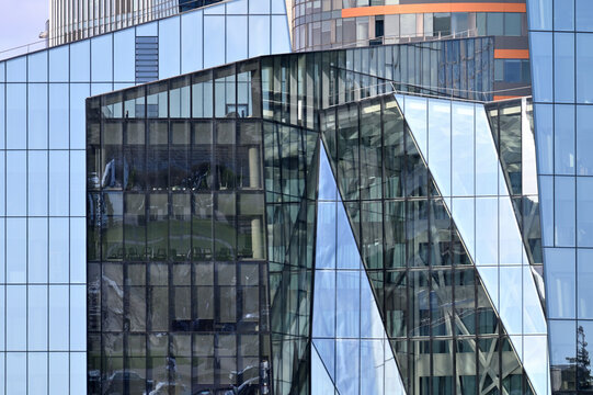Modern office building in Vilnius, Lithuania