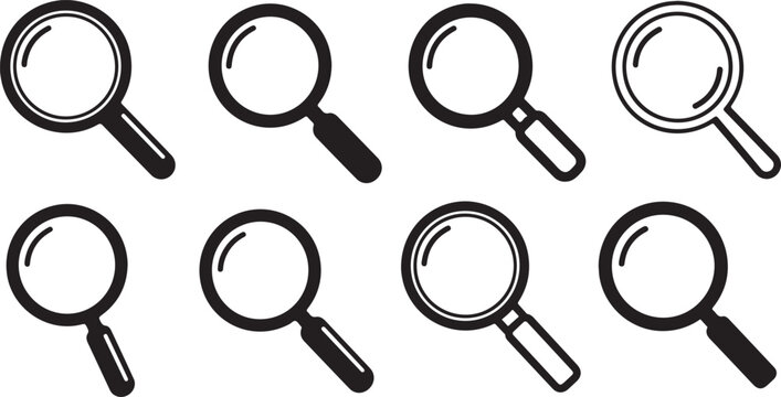 Black and white line art of alphabets and numbers set Vector