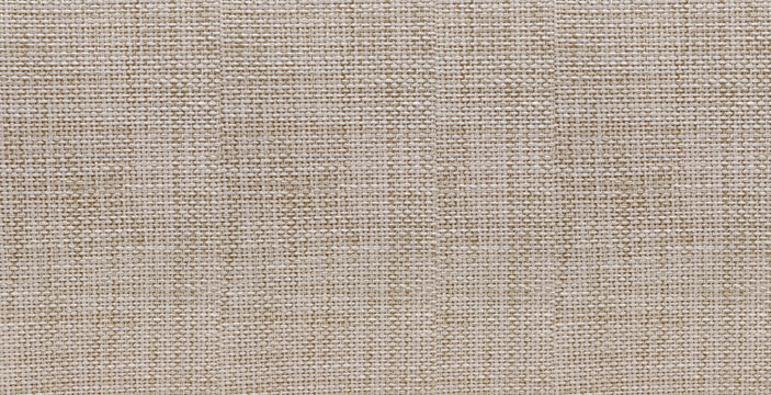 This high-resolution image showcases close-up of beige fabric pattern featuring a tight consistent weave that creates sophisticated tactile texture. The neutral earthy tones and rhythmic interlacing