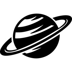 Saturn Icon Vector © Semesta