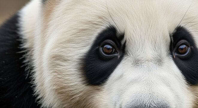 giant panda face