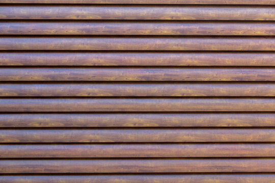 Brown Horizontal Wood Texture Background with Natural Grain Pattern