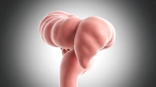 3D Visualization of Human Pancreas with Glowing Islets and Lobular Texture