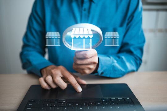 User comparing online shopping deals with digital interface, representing price comparison, ecommerce analytics, and smart purchasing decisions.