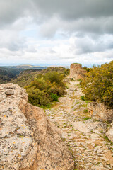 Fototapeta premium Ancient Eleutherna (Greek: Ἐλεύθερνα) also called Apollonia ancient city-state near Rethymno Crete (Kreta) Greece