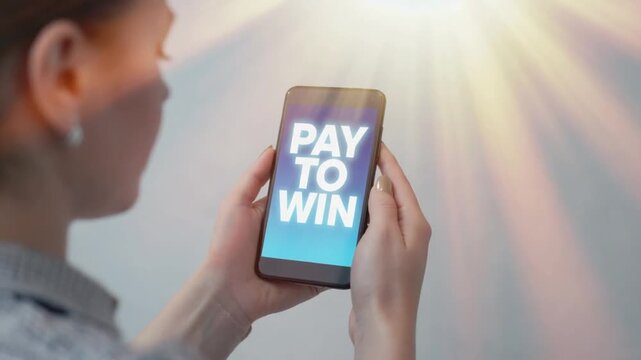 Mobile game with pay-to-win gameplay.