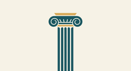 Ionic Column Capital Architecture Detail. © Shop