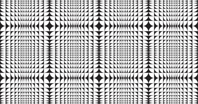 Trendy brutalist geometric pattern set with line textures and grid backgrounds.